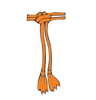 Laranja corda – Aluno, orange nivå