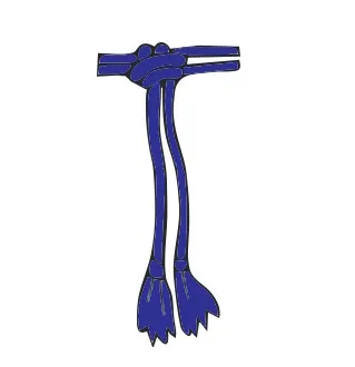 Azul corda – Graduado, blå nivå