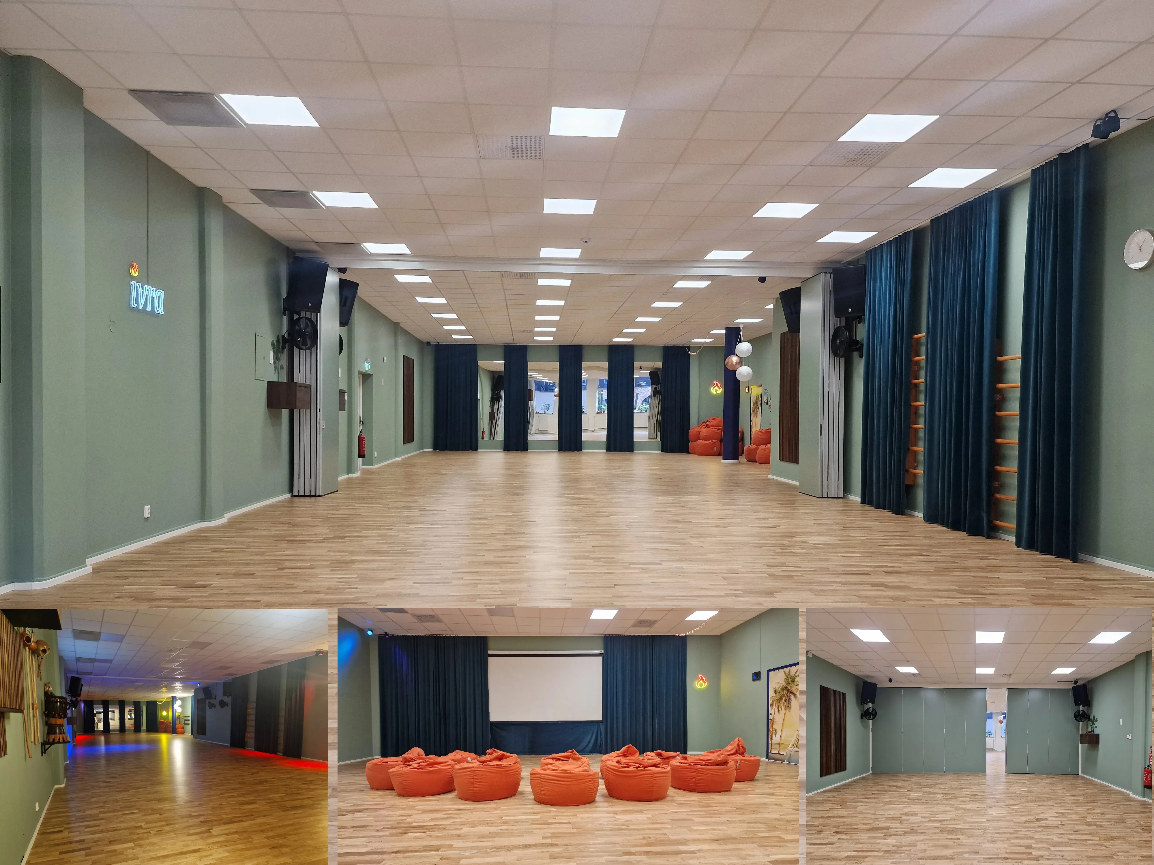 träning för personalvård i stor lokal