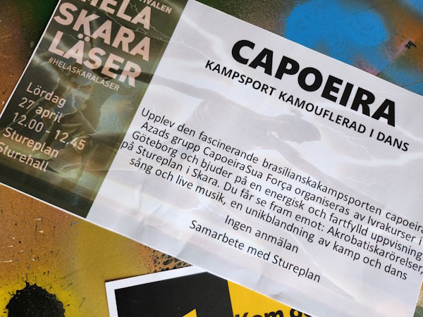Capoeira uppvisning Skara – information