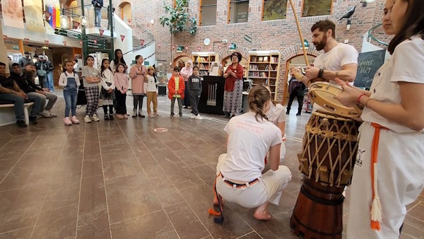 Capoeira uppvisning Skara – roda